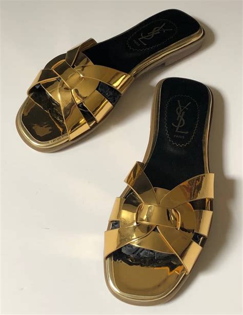 ysl tribute sandal saks|ysl tribute sandals flat.